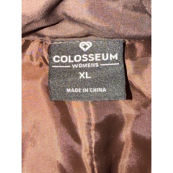 Colosseum Hershey Bears Quilted Brown Puffer Vest – Women’s XL - Picture 5 of 6